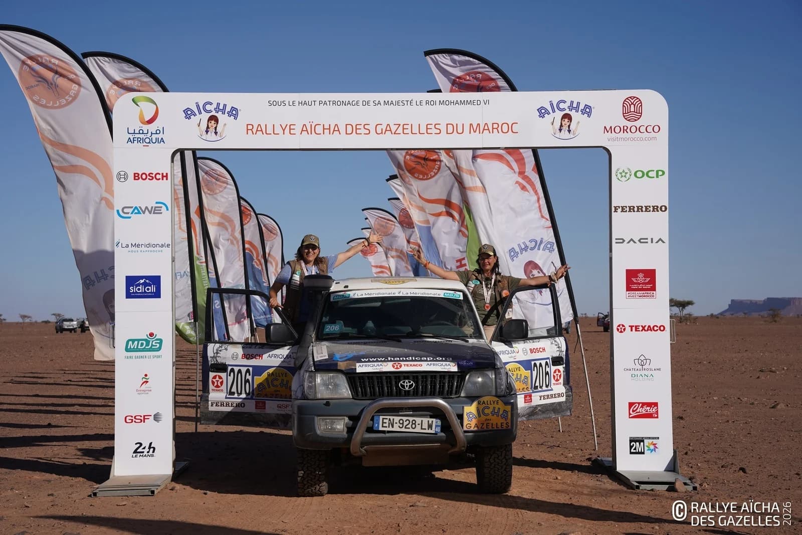 Arche officielle du Rallye Aïcha des Gazelles