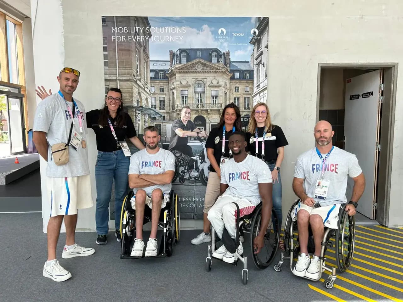 Participants aux Jeux Olympiques avec la Fondation Garches