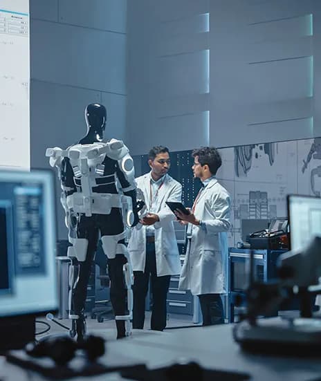 Exosquelette et équipements de laboratoire pour l'évaluation et l'innovation technologique.